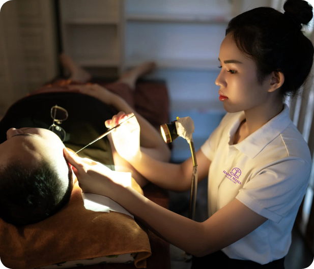 Ear cleaning & nail care in District 1 at Happy Massa